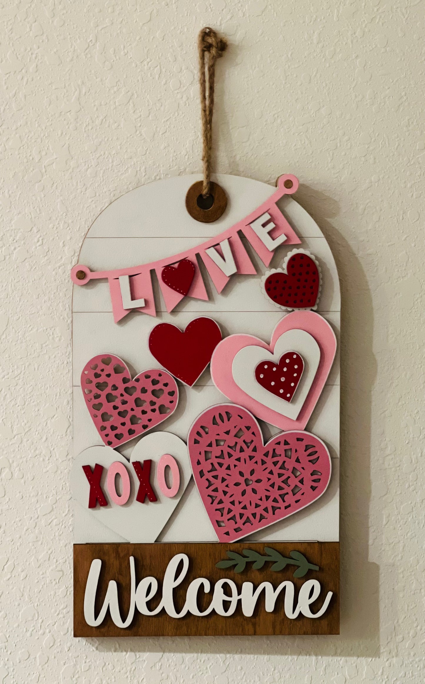 Door/Wall Sign Interchangeable Insert - Valentine
