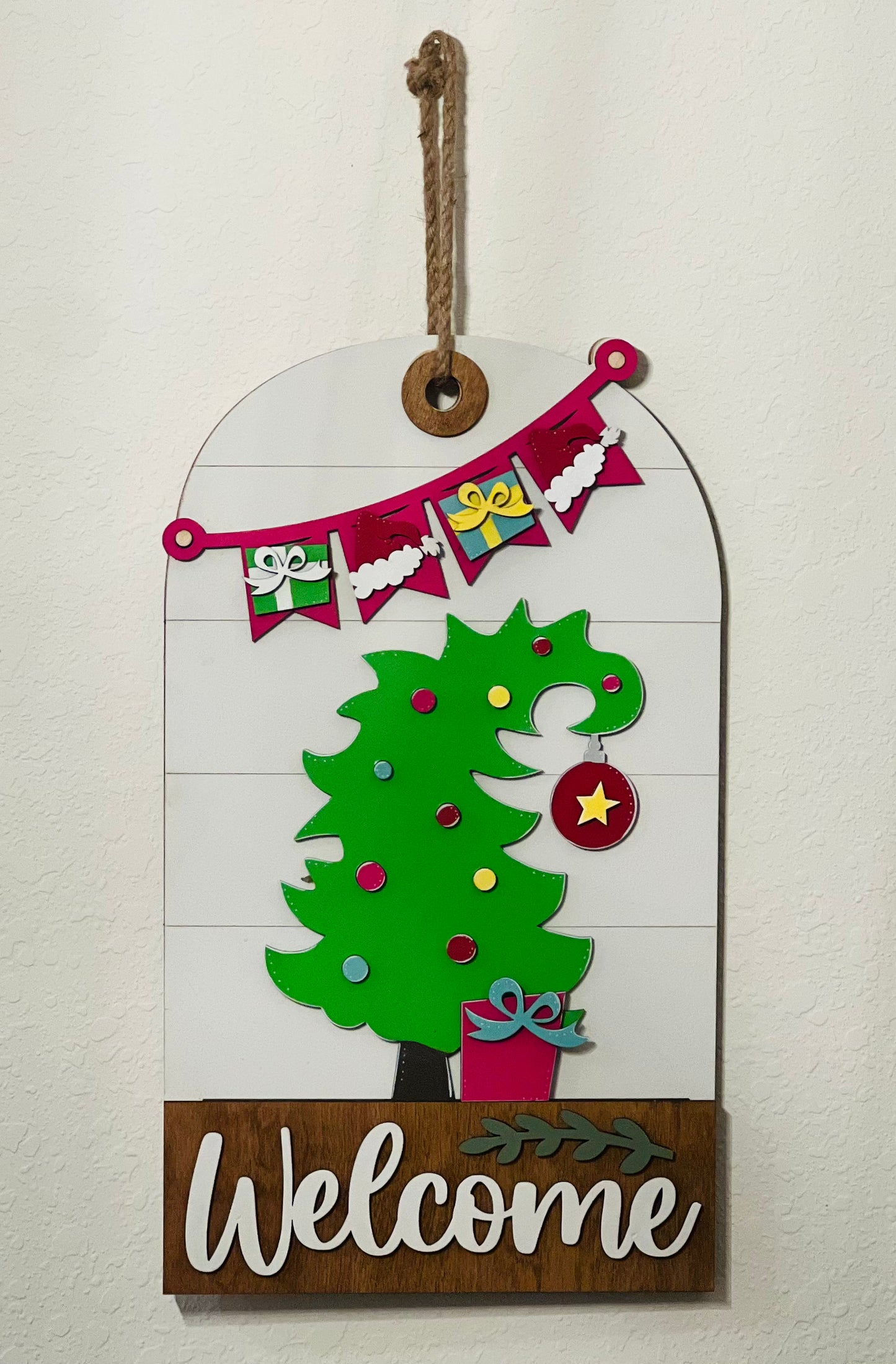 Door/Wall Sign Interchangeable Insert - Grinch Tree