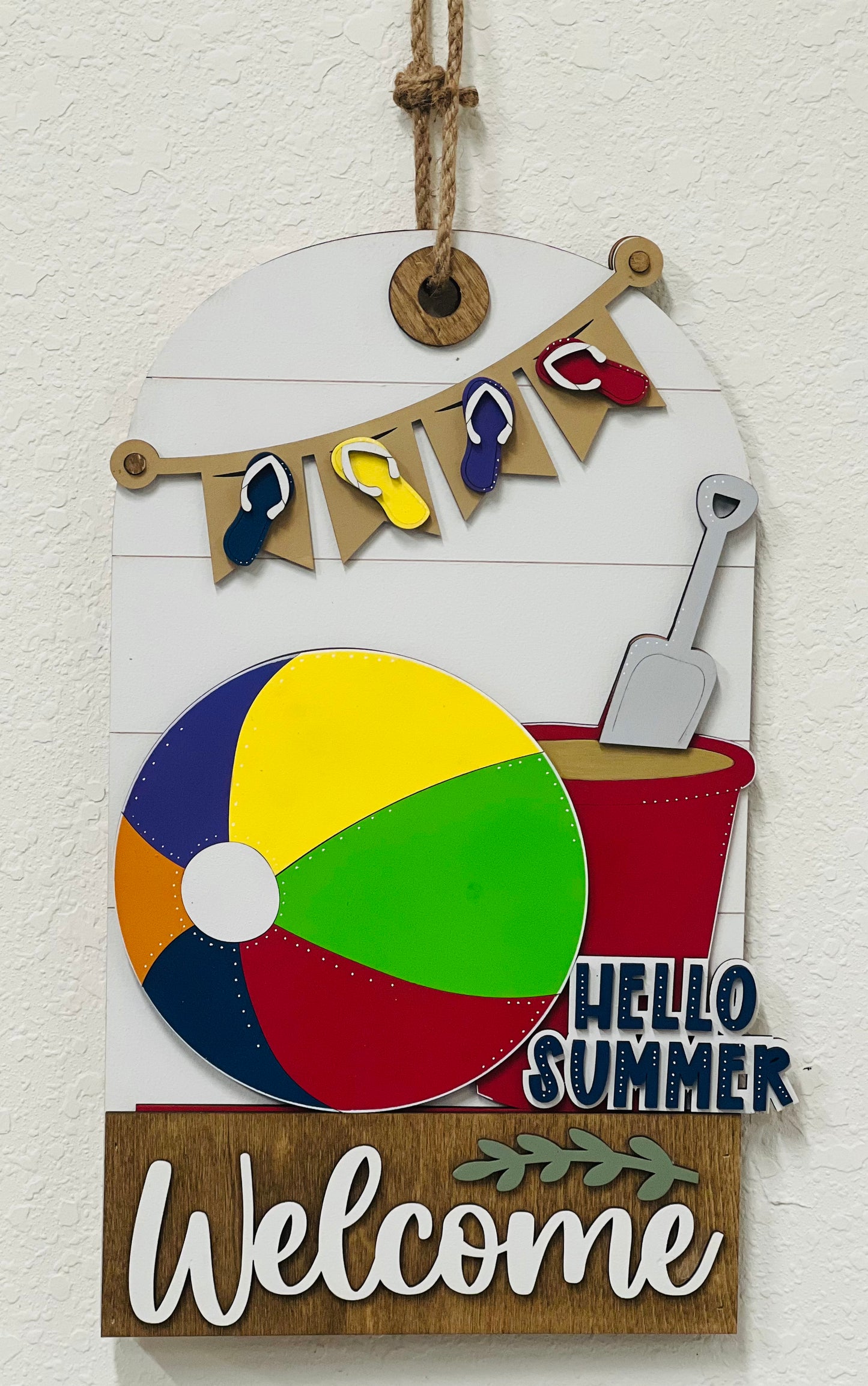 Door/Wall Sign Interchangeable Insert - Summer Beachball
