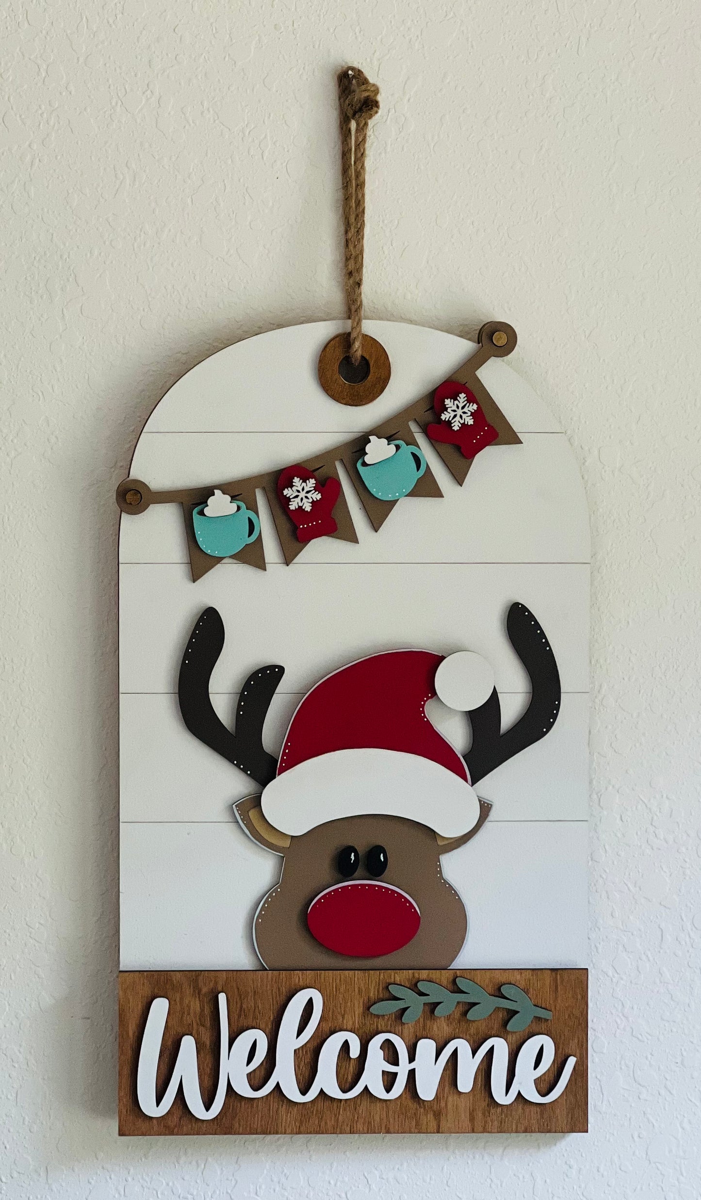 Door/Wall Sign Interchangeable Insert - Reindeer