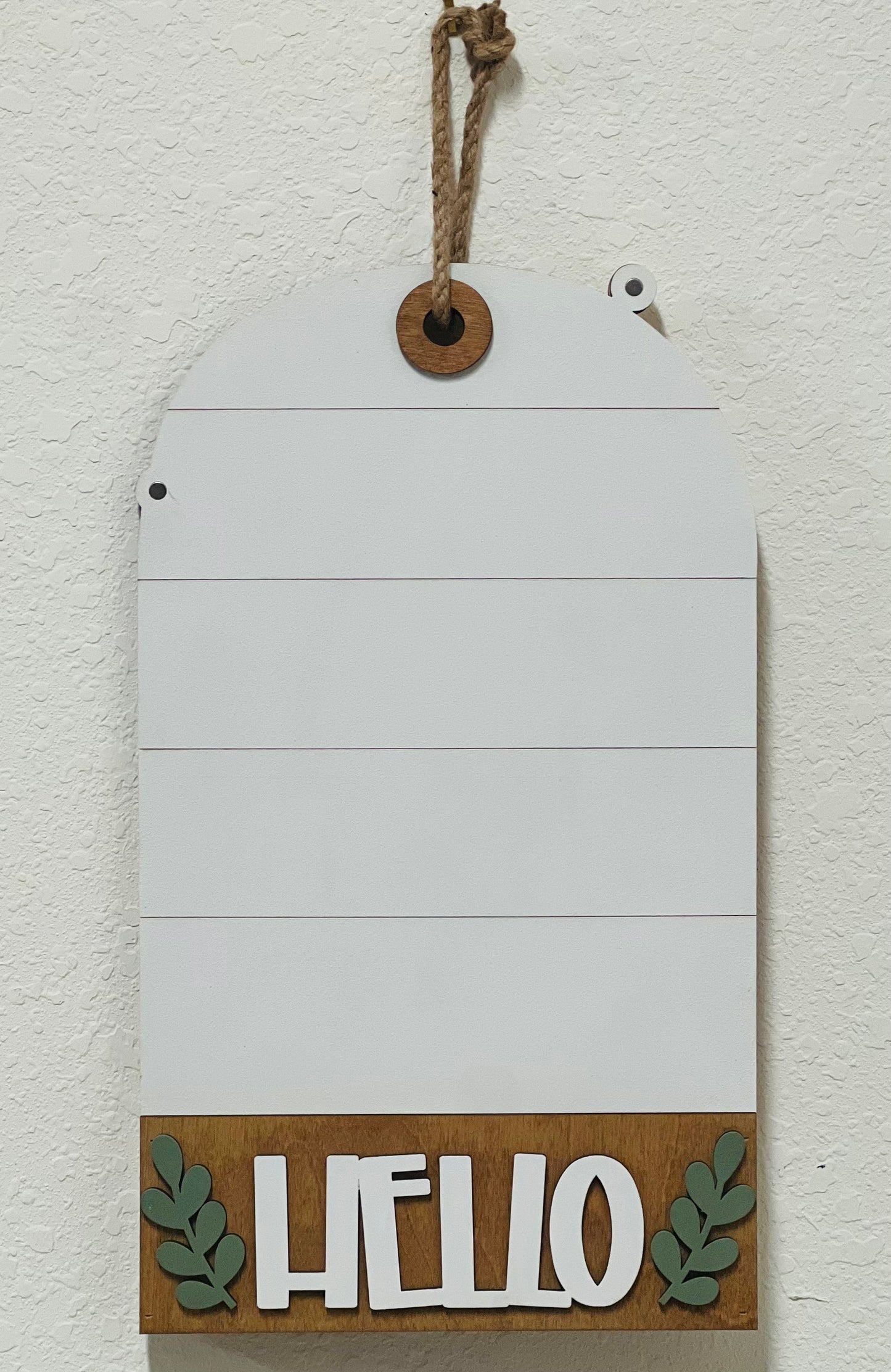 Door/Wall Sign Hello Tag Interchangeable Base