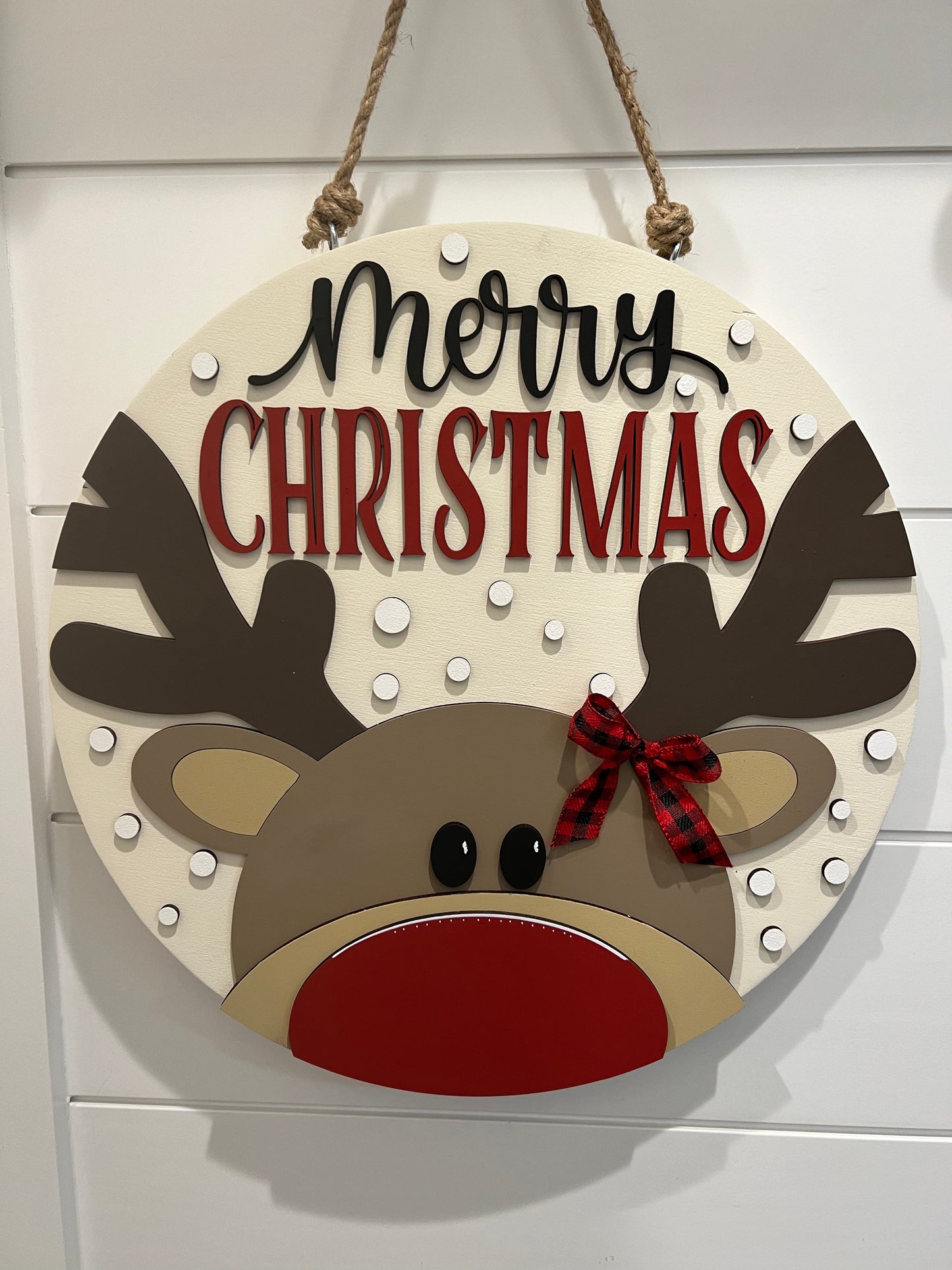 Merry Christmas Rudolph Reindeer