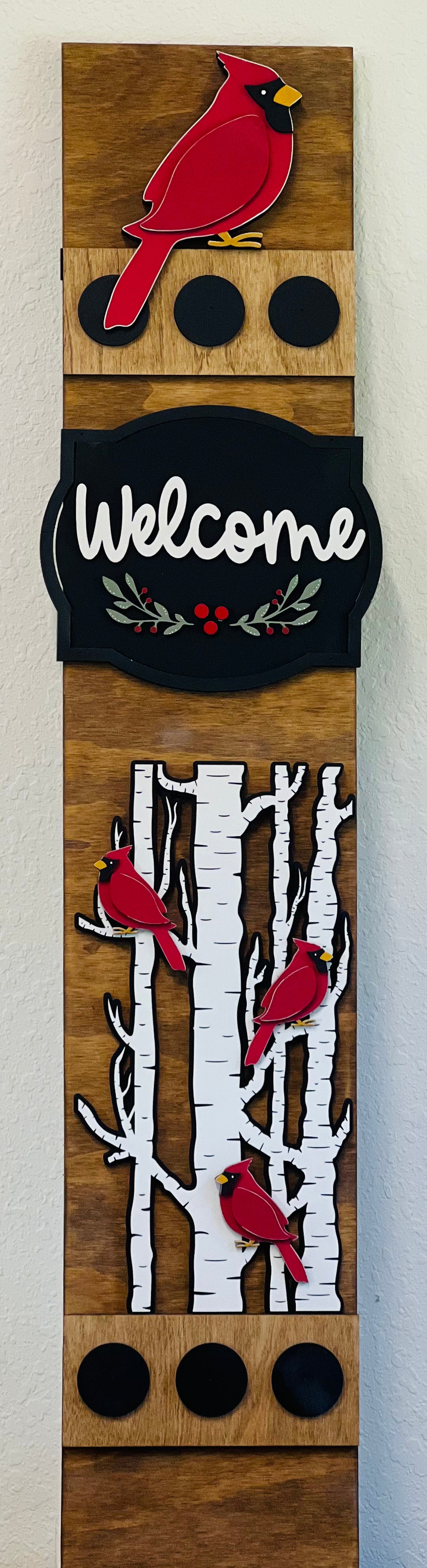 Welcome Christmas Cardinals