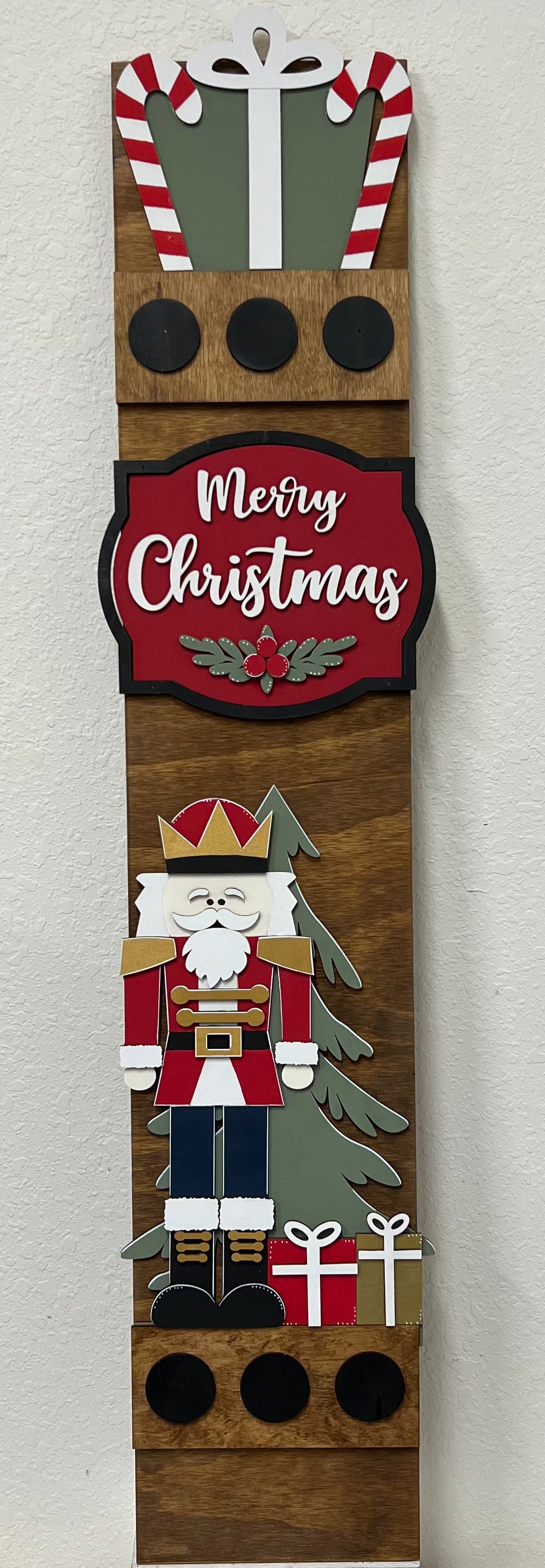 Nutcracker Porch Leaner Interchangeable