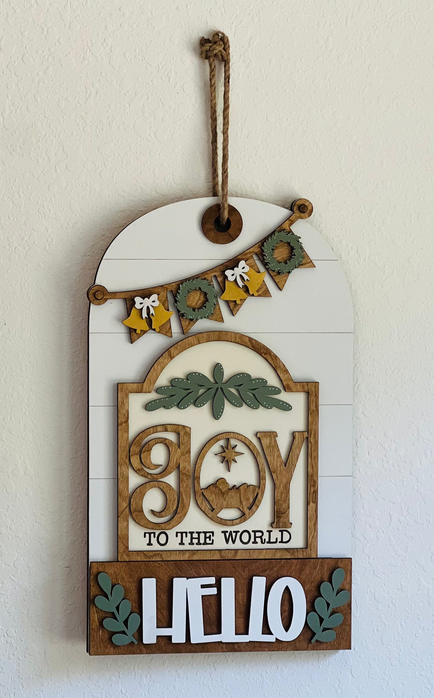 Door/Wall Sign Interchangeable Insert - Joy to the World