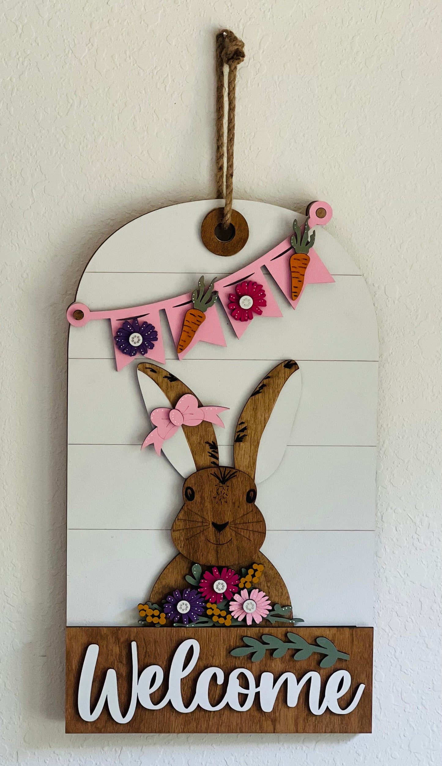 Door/Wall Sign Interchangeable Insert - Easter Bunny