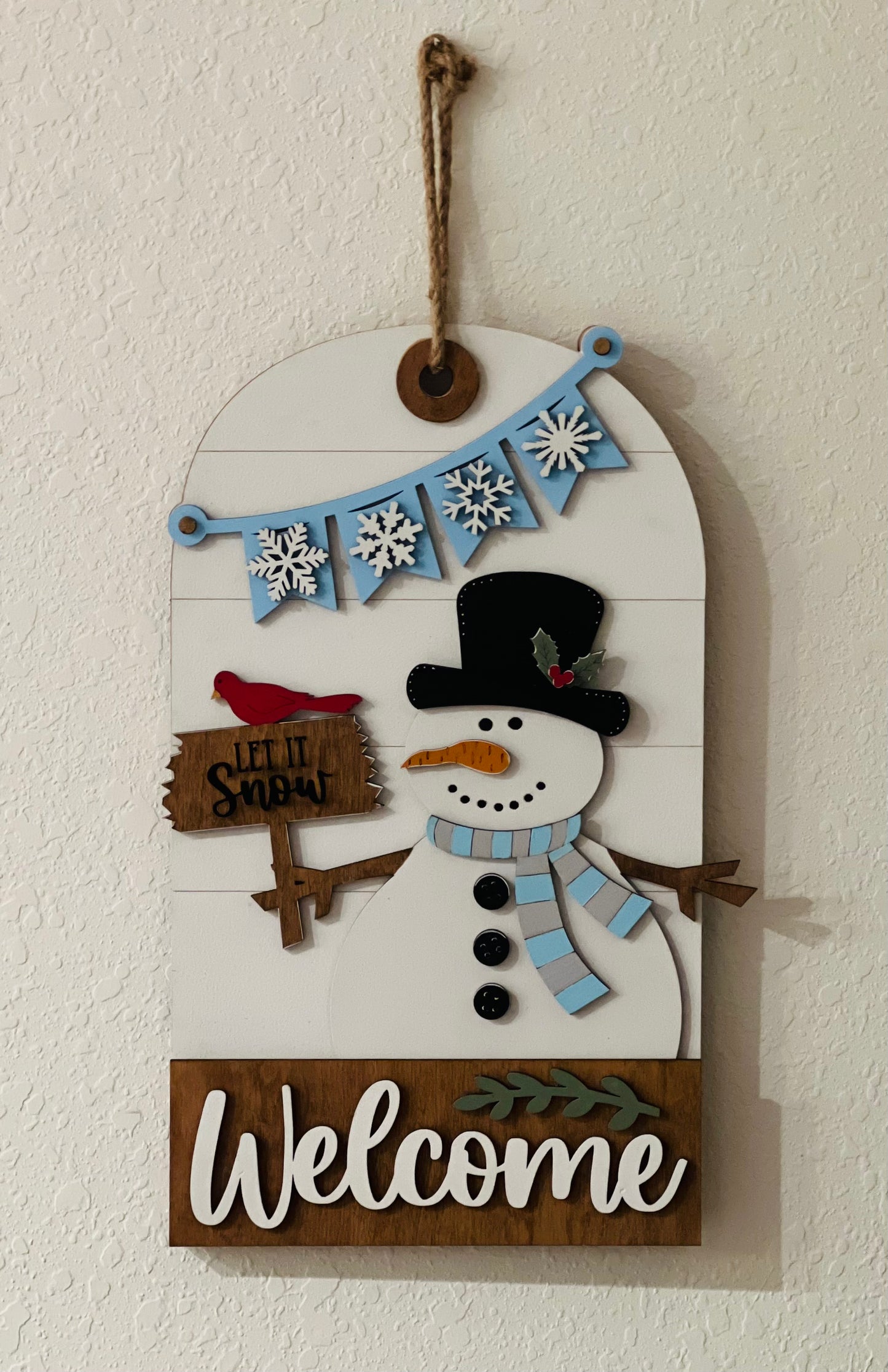 Door/Wall Sign Interchangeable Insert - Snowman