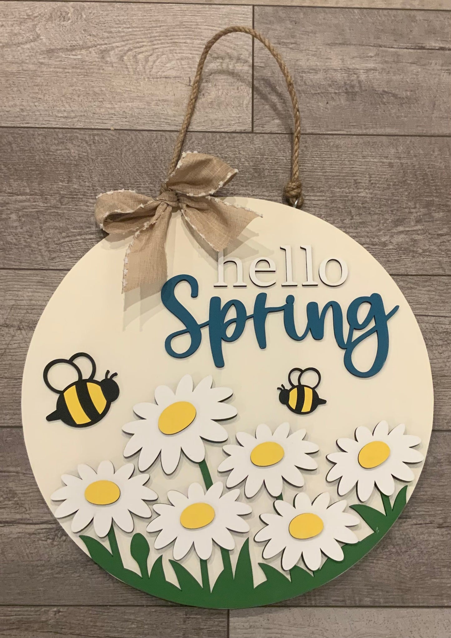 Hello Spring Bees/Daisies