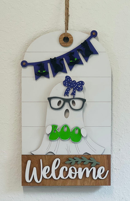 Door/Wall Sign Interchangeable Insert - BOO! Ghost