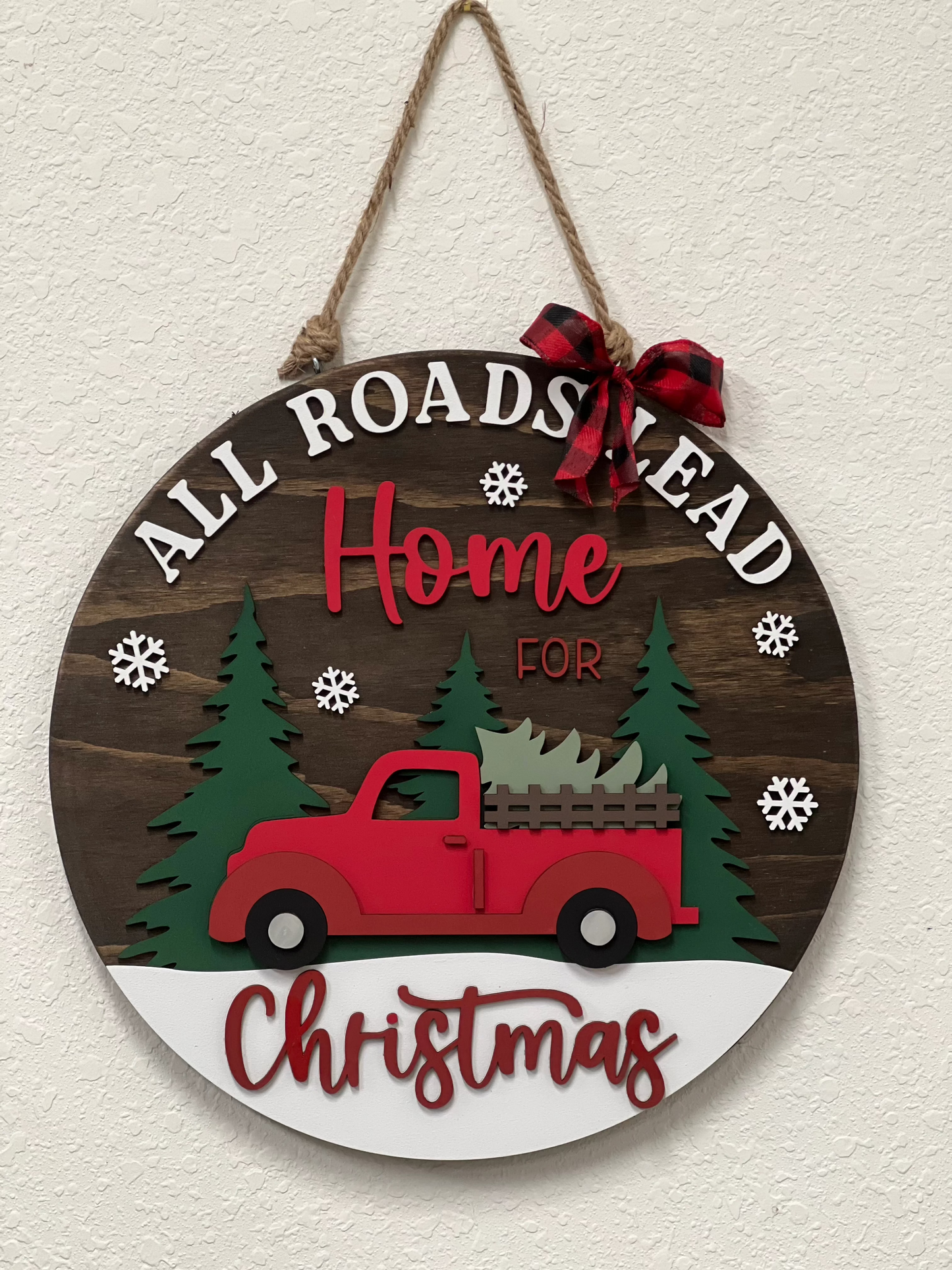 All Roads Lead Home for Christmas Truck