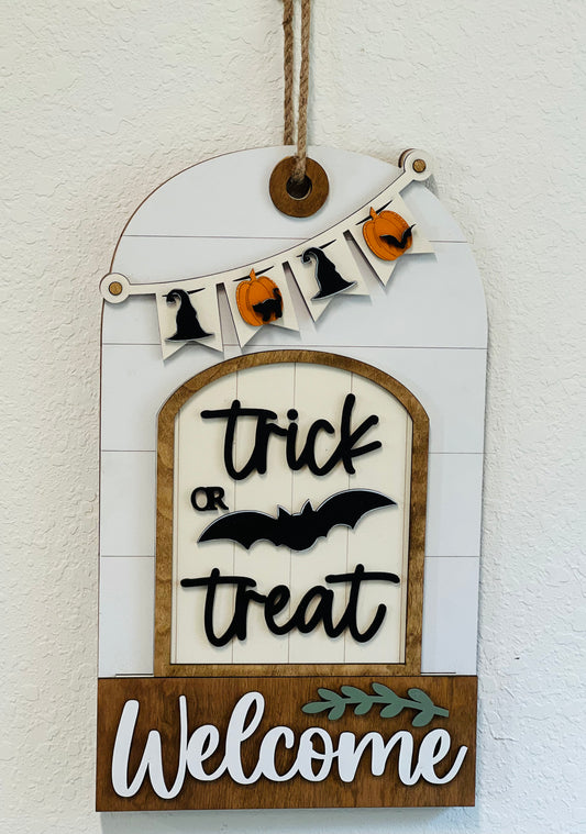 Door/Wall Sign Interchangeable Insert - Trick or Treat