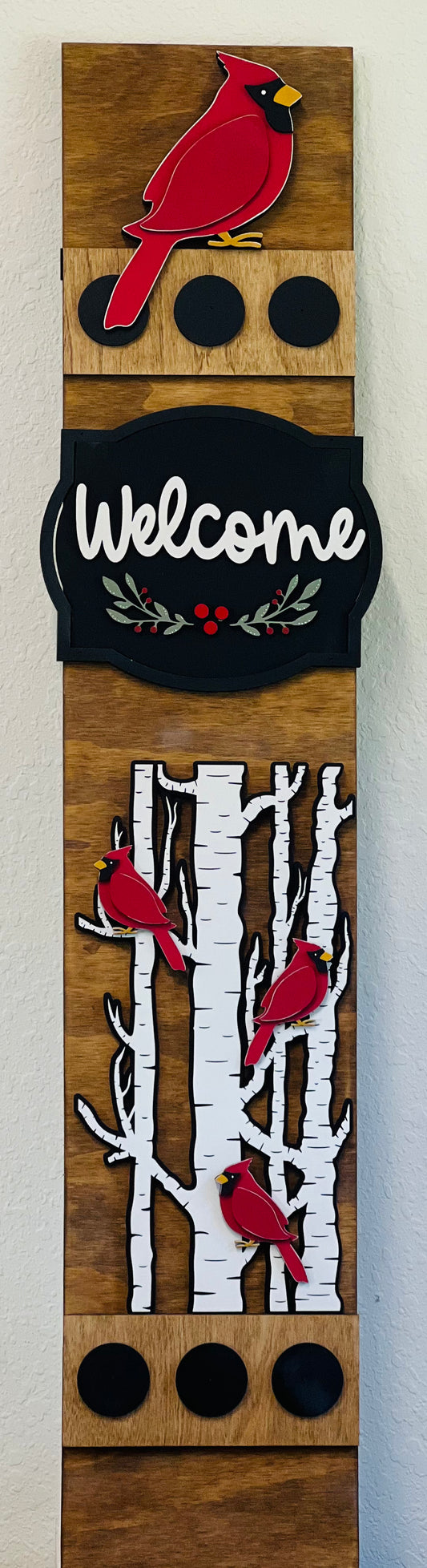 Welcome Christmas Cardinals