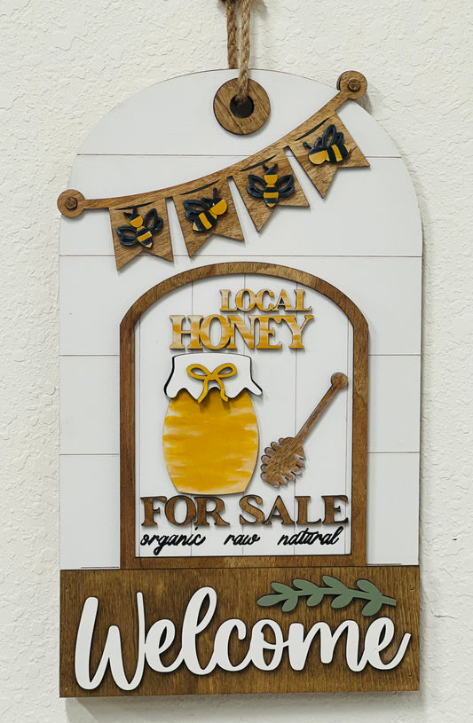 Door/Wall Sign Interchangeable Insert - Local Honey