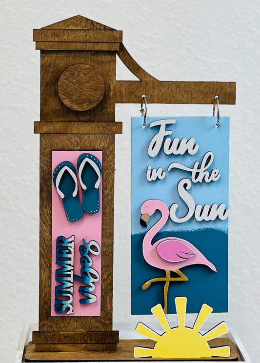 Fun in the Sun Interchangeable Post Sign