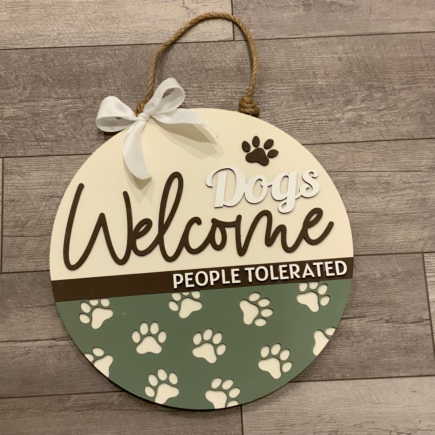 Dogs Welcome People tolerated