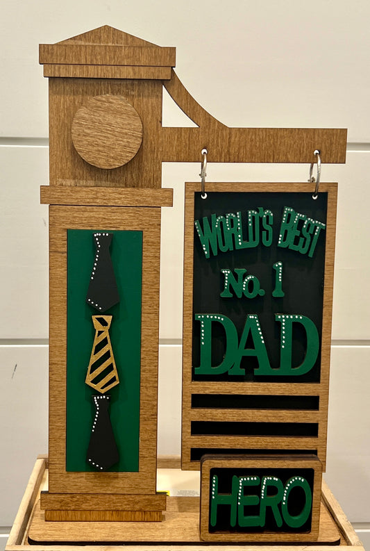 Father's Day, Interchangeable Post Sign