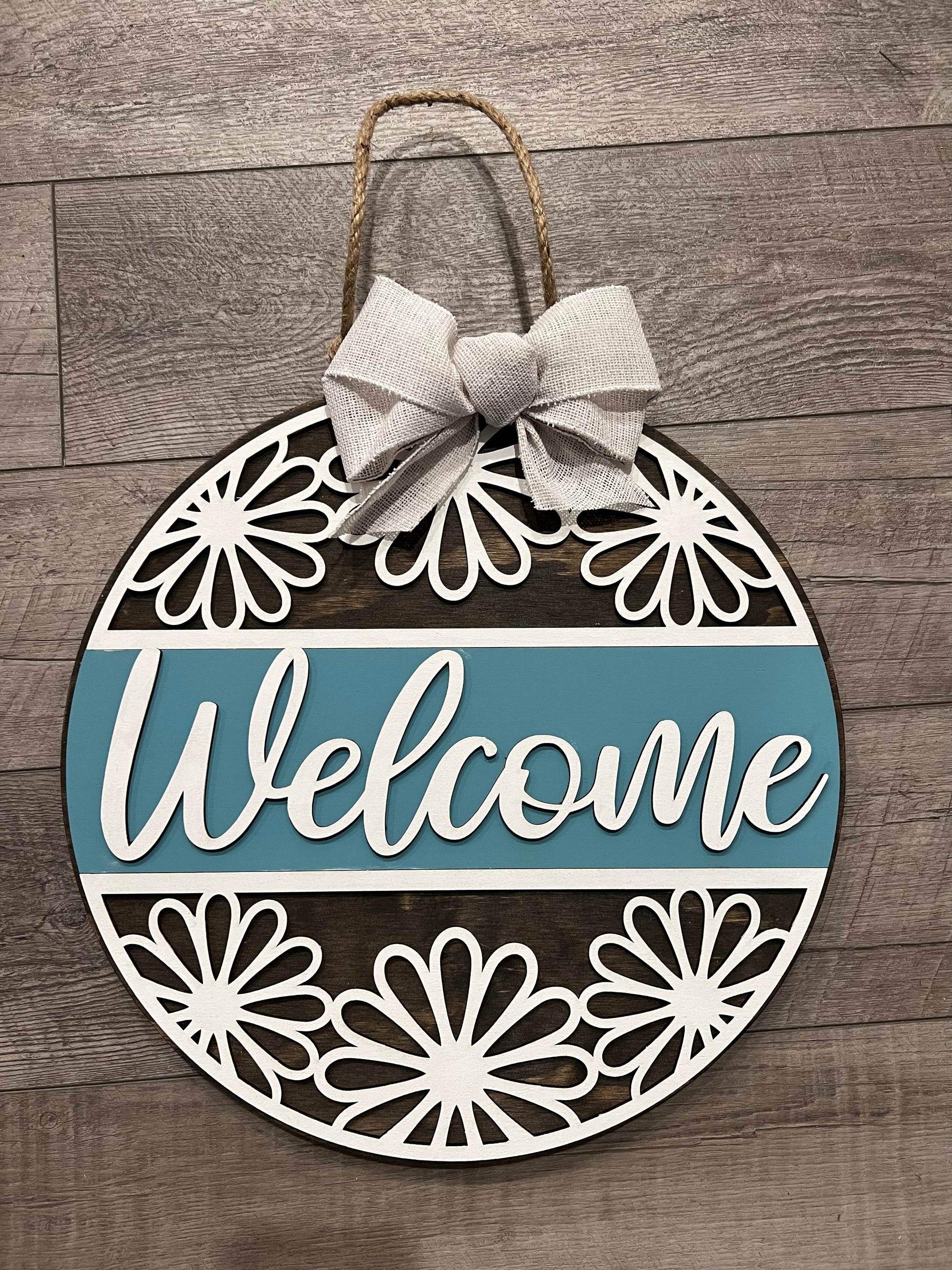 Daley Welcomesign Welcome Daisies – Old Nag Sign Co.