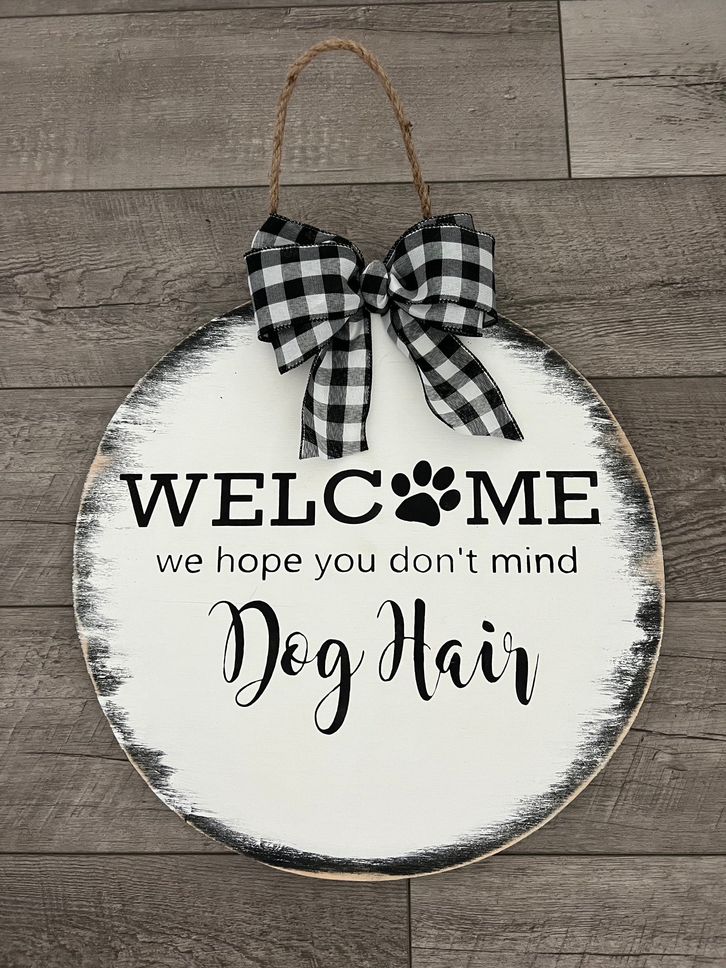 Welcome hope you don't mind dog hair