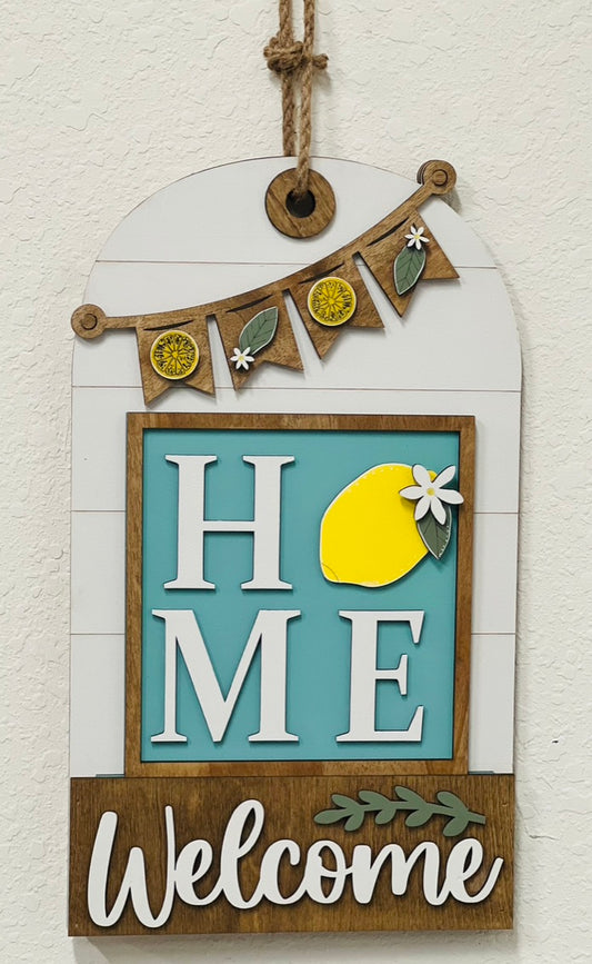Door/Wall Sign Interchangeable Insert - HOME Lemonade