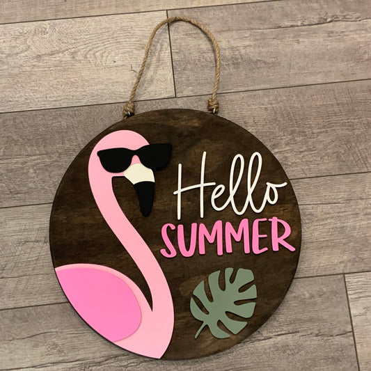 Hello Summer Flamingo