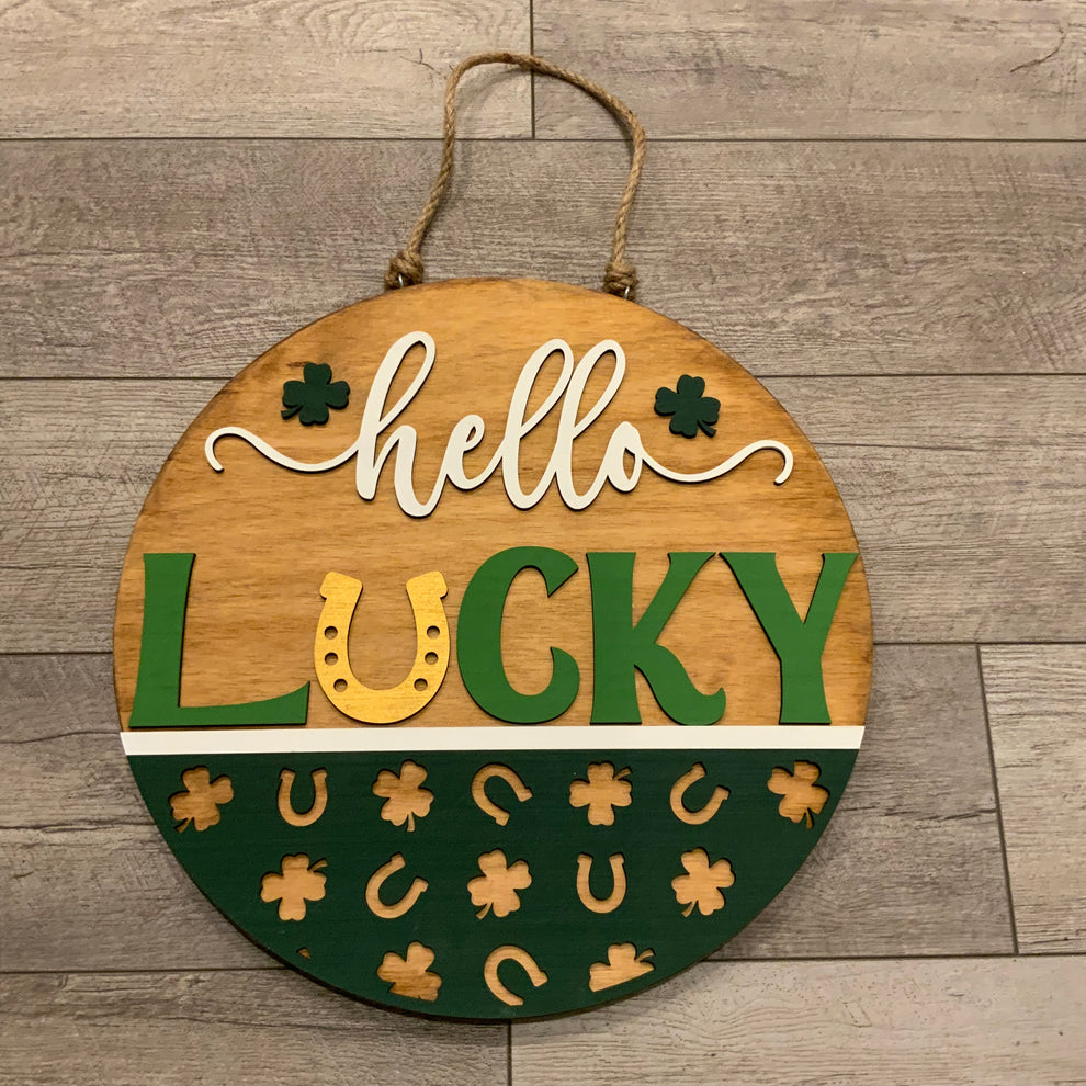 Hello Lucky – Old Nag Sign Co.
