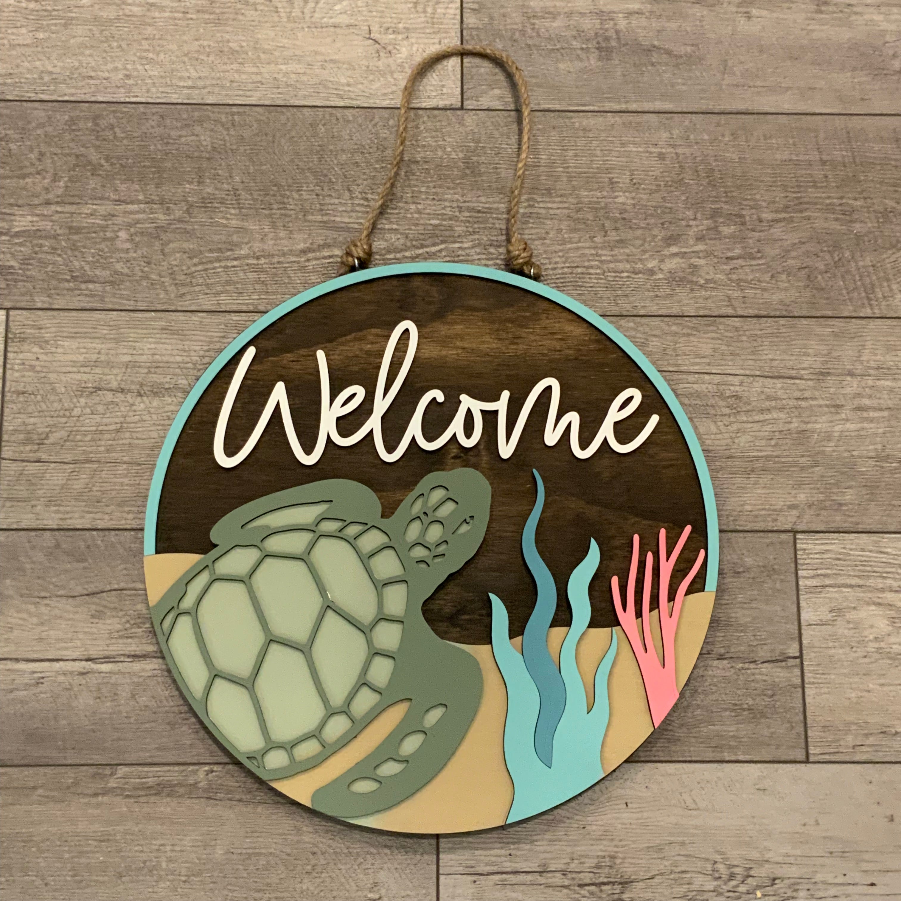Welcome Turtle – Old Nag Sign Co.