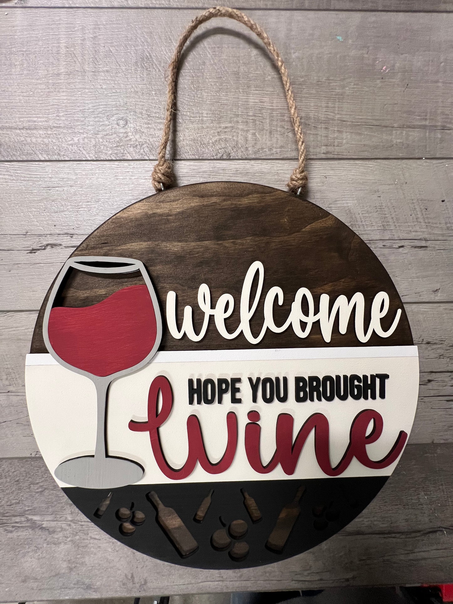 Welcome Hope you brought Wine